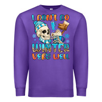 Purple i don't do winter very well Premium Sweatshirt - MaliasSmallBusiness