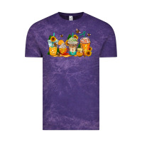 Cloud Purple bumble bee coffee cups Vintage Tee - AdoDesignShop