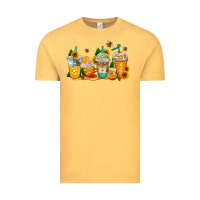 Bumble Bee Coffee Cups Vintage Tee | Teevron