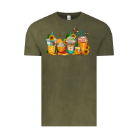 Vintage Olive bumble bee coffee cups Vintage Tee - AdoDesignShop