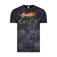 Cloud Black beautiful crazy Vintage Tee - CowhideDigitalArt