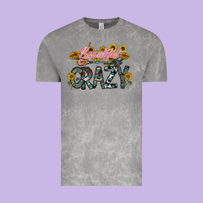 Beautiful Crazy Vintage Tee Designed By Cowhidedigitalart
