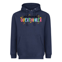 Navy professional overthinker Heavyweight Hoodie - MaliasSmallBusiness