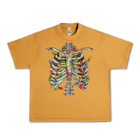 Peanut Butter Christmas Rib Cage Urban Heavy Tee - FaDigitalArtStudio