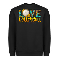 Black love volleyball Heavyweight Sweatshirt - HRA Design Shop