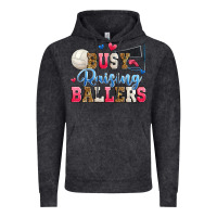 Vintage Black busy raising ballers volleyball Vintage Hoodie - Zillion Design Studio