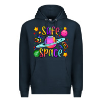 Navy safe space Premium Hoodie - Artiststas