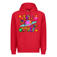 Red safe space Premium Hoodie - Artiststas