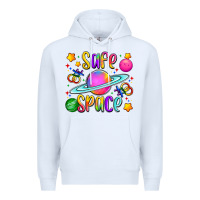 White safe space Premium Hoodie - Artiststas