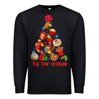 Black tis the season mexican christmas Premium Sweatshirt - MaliasSmallBusiness