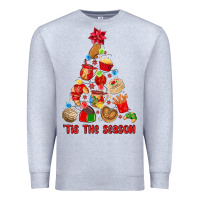 Heather Grey tis the season mexican christmas Premium Sweatshirt - MaliasSmallBusiness