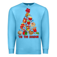 Ocean Blue tis the season mexican christmas Premium Sweatshirt - MaliasSmallBusiness