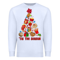 White tis the season mexican christmas Premium Sweatshirt - MaliasSmallBusiness