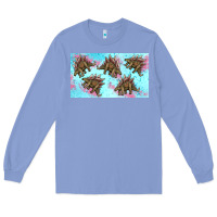 Colony Blue dinosaur stegosaurus sippy cup Long Sleeve Tee - Artiststas