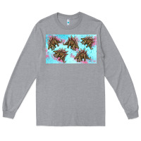 Heather Grey dinosaur stegosaurus sippy cup Long Sleeve Tee - Artiststas