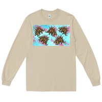Mushroom dinosaur stegosaurus sippy cup Long Sleeve Tee - Artiststas