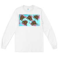 White dinosaur stegosaurus sippy cup Long Sleeve Tee - Artiststas