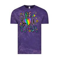 Cloud Purple be you tiful Vintage Tee - CowhideDigitalArt