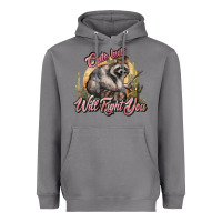 Storm cute but will fight you racoon western Heavyweight Hoodie - NancyCooperArtShop