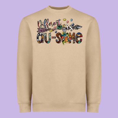 Different Is Au Some Png Heavyweight Sweatshirt Designed By Sublimationcraftshop