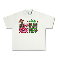 Pistachio hello summer Urban Heavy Tee - CowhideDigitalArt