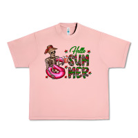 Salmon hello summer Urban Heavy Tee - CowhideDigitalArt