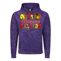 Cloud Purple busy raising ballers softball Vintage Hoodie - Zillion Design Studio