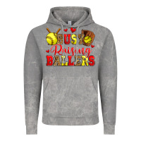 Cloud Rock busy raising ballers softball Vintage Hoodie - Zillion Design Studio