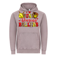 Vintage Zinc busy raising ballers softball Vintage Hoodie - Zillion Design Studio