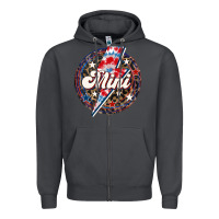 Smoke Western Mini Patriotic Zipper Hoodie - LillyAllenDesigns