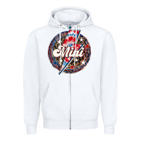 White Western Mini Patriotic Zipper Hoodie - LillyAllenDesigns