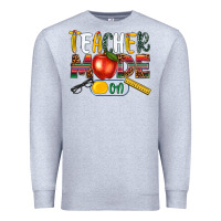 Heather Grey teacher mode on Premium Sweatshirt - NancyCooperArtShop
