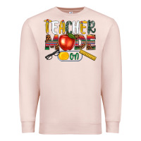 Pale Pink teacher mode on Premium Sweatshirt - NancyCooperArtShop