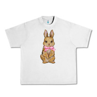Lunar Rock easter rabbit pink flowers Urban Heavy Tee - BarkalooDesign