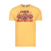 Vintage Mustard happy valentines day dog pet Vintage Tee - RacoonDesign