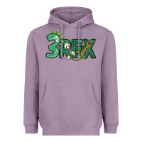 Lavender three rex Heavyweight Hoodie - MaliasSmallBusiness