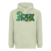 Matcha three rex Heavyweight Hoodie - MaliasSmallBusiness