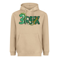 Mushroom three rex Heavyweight Hoodie - MaliasSmallBusiness