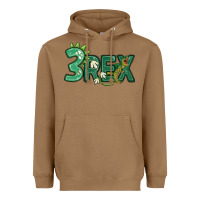 Toasted Coconut three rex Heavyweight Hoodie - MaliasSmallBusiness