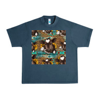 Midnight Navy western baby calf seamless pattern Urban Heavy Tee - HRA Design Shop