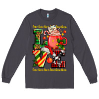 Smoke love with coffee cup and christmas lights Long Sleeve Tee - AdoDesignShop