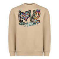 Love Autism Heavyweight Sweatshirt | Teevron
