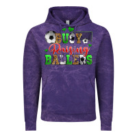 Cloud Purple busy raising ballers soccer Vintage Hoodie - Zillion Design Studio