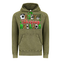 Vintage Olive busy raising ballers soccer Vintage Hoodie - Zillion Design Studio