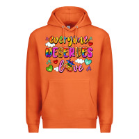 Carrot everyone deserves love Premium Hoodie - Artiststas