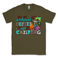 Army Green weekend coffee and camping Classic Tee - AdoDesignShop