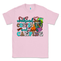 Bubblegum Pink weekend coffee and camping Classic Tee - AdoDesignShop