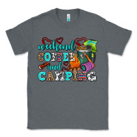 Charcoal Heather weekend coffee and camping Classic Tee - AdoDesignShop