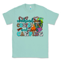 Seafoam weekend coffee and camping Classic Tee - AdoDesignShop