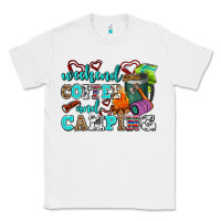 White weekend coffee and camping Classic Tee - AdoDesignShop